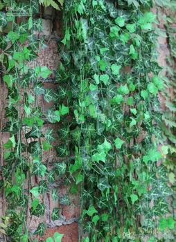 2,5 M dolge Simulacije Ivy Rattan Plezanje Trto Zelenih Listov Umetne Svile Virginia Creeper Stensko Dekoracijo Doma Dekor