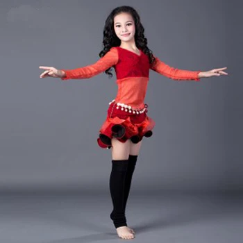 2018 Nove Orientalski Ples Kostum otroci indijski Ples Obleka otroka/dekle Bollywood Ples Kostumi za otroke 2-kos Ples Nosi