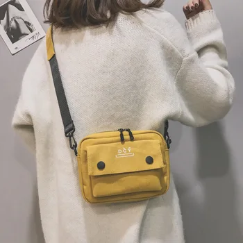2019 Fashion Mala Ramo Torbe za Ženske Mini Platno Messenger Bag za Dekle Priložnostne Crossbody vrečko