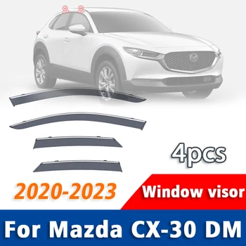 2020-2023 Okno Vizir Stražar ZA Mazda CX30 CX-30 Vent Kritje Deflektor Avto Dodatki, Sonce, Dež Stražar Dim Ščit Nadstrešek Trim