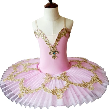 2020 Novo Songyuexia strokovno balet obleko ples sequins swan lake balet tutu dressn bela in roza