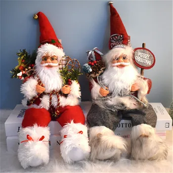 2021 Božič, Novo Leto, Santa Claus Je Sedel Božič, Velika Lutka Tkanine Otrok Igrače Darilo Božični Okraski Za Dom Namizni Okrasek
