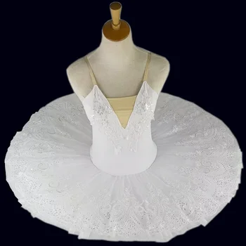 2022 Beli balet tutu obleko Dekleta klasični balet tutu kostum za ženske profesionalne plesne tutu obleko konkurence tutu