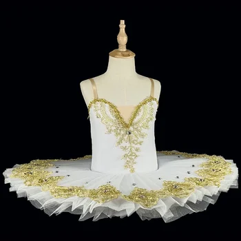 2022 Novo otrok Strokovne Balet Tutu Obleko Dekle Ples Kostum za Otroka Uspešnosti Ballerinas Tutu Otroci Otrok Pustno Obleko