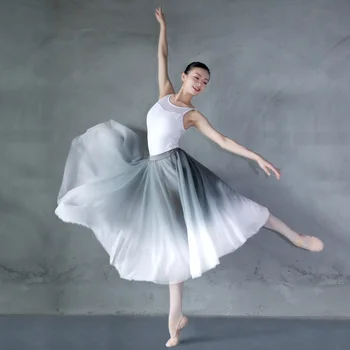2022 Songyuexia Najnovejši Turistov Balet Krilo Ženske Odraslih Lirično Krilo Balet Dolgo Šifon Zaviti Krila Balet Plesne Kostume