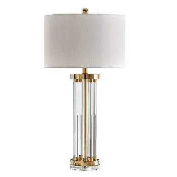 38x76cm Post Moderne Zlate Preprost Kristalno Velika Miza svetil za dnevno Sobo Modela Hiše Villa Spalnica Postelji Svetilko