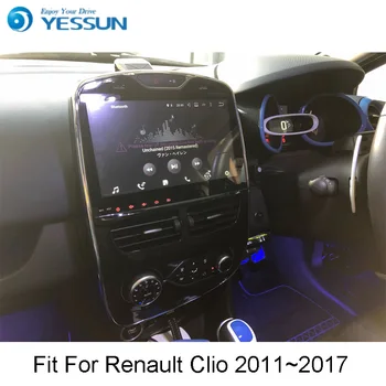 4G RAM Za Renault Clio 2011~2017 Android Avto Navigacija GPS HD Zaslon na Dotik Avdio Video Radio Multimedijski Predvajalnik, Št CD DVD.