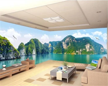 beibehang Ultra HD Jiangshan slikovito celotno sceno Kitajski velika dnevna soba, TV ozadju stene doma dekoracijo slikarstvo
