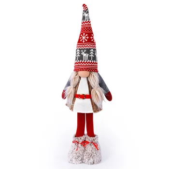 Božič 2023 Dekoracijo Ornament, Božični Okraski za Dom 2022 Lutka Namizni Model Tkanine Rekviziti Gnome Soba Dekor Novice