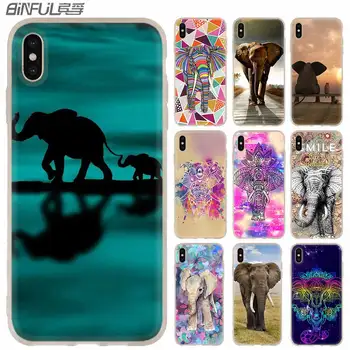 Indijski Živali Slon Totem Mehki Silikonski Primeru 2020 Za iPhone 13 11 12 Pro X XS Max XR 6 6S 7 8 Plus SE 2020 Mini Pokrov