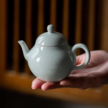 Japonski Starinsko Pnevmatike Čaj Pot Eno Pot Roko Gospodarstvo Gospodinjstvo Čaj Pot Retro Keramični Kung Fu Čaj Nastavite Hruškasto Pot Ročno