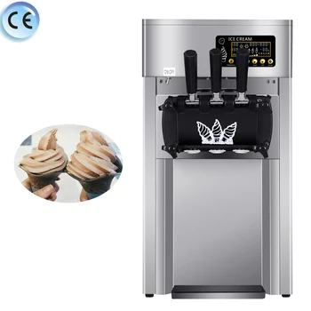 Kavarna Sladica Trgovina Soft Sladoled Pralni Komercialne Namizne 220V 110V Sladko Stožec Sladoled Maker 1200W