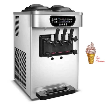 Komercialni Sladoled Oblikovalci Stroj, Namizni, Iz Nerjavnega Jekla Mehka Sladoled Pralni Cena