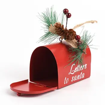 Kovinski Predal Božični Okraski, Črke Na Santa Claus Vesel Božič Drevo Decor Prop Dodatki Za Božič Doma Stranka Dekor