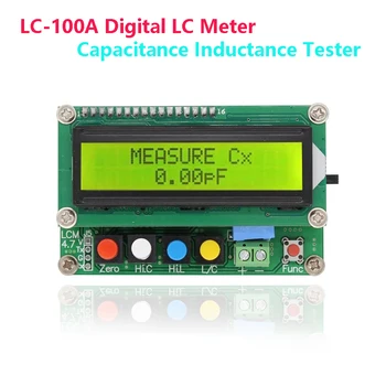 LC-100A Induktivnost, Kapacitivnost Tester Meter LC Meter Digitalni LCD Visoke Natančnosti 1pF-100mF 1uH-100H Napajanje DC 5V