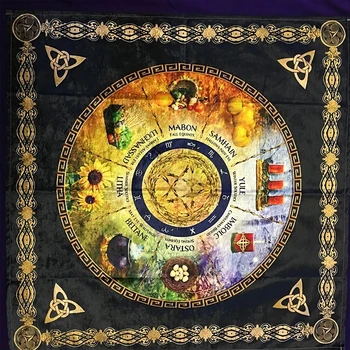 Mehko Slovesnosti Astrologija prtom oltar wicca Tarot namizni prt Vedeževanje Sabbats Igre kartic Dodatki Darilo