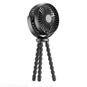 Mini Hobotnica Fan Prenosni Deformirljiva Posnetek-Na Mizo Fan Windable USB Namizni Nosilec Hladilni Ventilator Prilagodljiv Visi