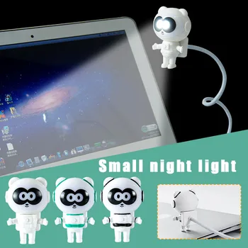 Nov Prenosni Mini USB LED Lučka Ultra Svetla Panda Obliko, Prenosna Lučka za Prenosni računalnik Prenosni RAČUNALNIK Računalnik Ladje Študija Nočne Luči