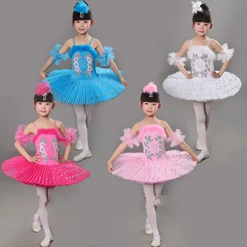 Nov Prihod Otrok Balet Tutu Obleko Swan Lake Multicolor Baletni Kostumi Otroci Dekle Balet Obleko za Otroke