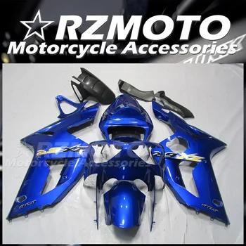 Novo ABS Celotnega Motocikla Fairings Kit Primerni Za Kawasaki Ninja ZX-6R 636 zx6r 2003 2004 03 04 Karoserija Nastavite Modra