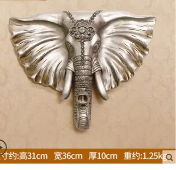 obrti dekor Azijskih tovarne hiša obrti Arts Cobre slon živalsko glavo steni visi na ustvarjalno dekoracijo sten