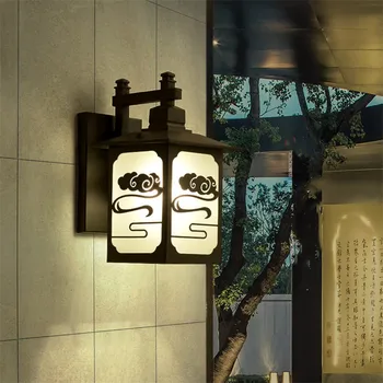 ORY na Prostem Stenska Svetilka Svetilke LED Črna Sconces Nepremočljiva Dekorativne Stenske Luči Za Teras Verando Vrt