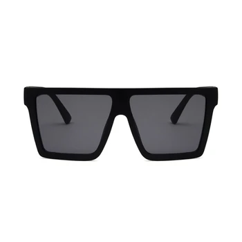 Plastično Črno Prevelik Ženska sončna Očala Kvadratnih blagovne Znamke Oblikovalec Velik Okvir sončna Očala Ženski UV400 sončna Očala Oculos Masculino