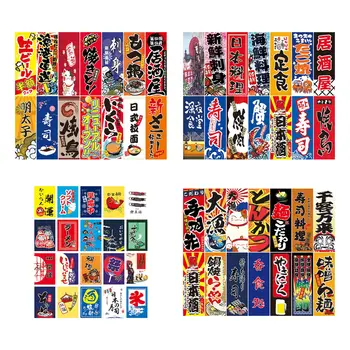 Poliester Japonski Obešanje Zastav, Transparentov Bunting Oglaševanje Prijavite Steno za Izakaya Soba sushi Decoration