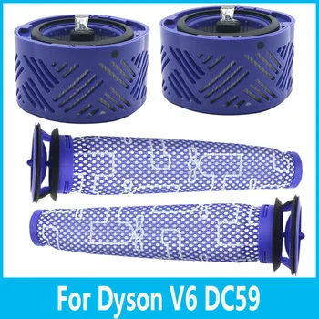 Pred Post-Motor HEPA Filter Za Dyson V6 DC59 sesalnik Deli # DY-96674101 & DY-96566101 Kit Pribor Stroj
