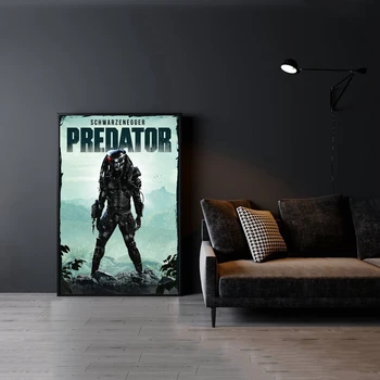 Predator Filmski Plakat (1987) Platno, Tisk Začetni Letnik Stensko Slikarstvo Dekoracijo (Brez Okvirja)