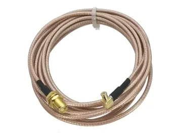 RG316 RF kika RP-SMA RPSMA ženski plug matica pregrado, da MCX moški pravim kotom Kabel 4 inch~10M