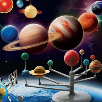 Solarni Sistem Planetarij Model Komplet Astronomija Znanost Projekta DIY Otroci Darilo po vsem Svetu prodaja
