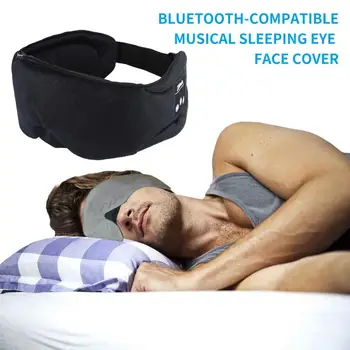 Spanje Slušalke Glavo-vgrajeni Stereo Bluetooth, združljiva 5.0 Spalna Oko Zajema Glasbo, Slušalke z Nastavljivo Traku za Strani Ka