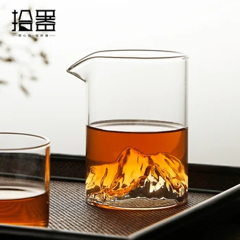 Tibera stekla pošteno skodelico čaja morju Japonski slog javnih pokal pregleden Kung Fu čaj, set čaj leakag