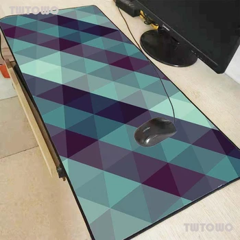 Trikotnik Mehko Teksturo Velike Gaming Mouse Pad Žareče Podaljša Mousepad Nedrsečo Podlago Računalniška Tipkovnica Tipke Mat