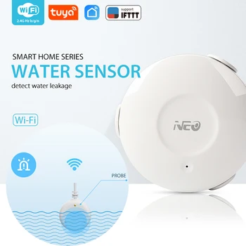 Tuya Vode Senzor, WiFi Smart Vode Poplave in Detektor Alarm Senzor App Obvestila, Opozorila, Združljiva s Pametnimi Življenje APP