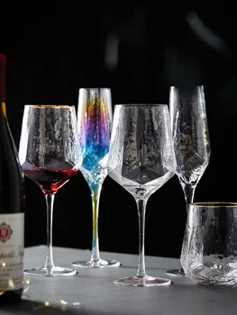 Ustvarjalne pisano Steklo pokal Viski šampanjec stekleni pokali Stranka pivo stekleni kozarec vina poroka doma Drinkware