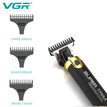 VGR Profesionalne frizerske Clipper T9 Lase Akumulatorski Stroj za Rezanje, Striženje Stroj za Polnjenje Plešast Barber Brivnik za Moške V-082