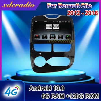 Xdcradio Android 10.0 Za Renault Clio Avto Radio Automotivo Auto GPS Navigacija Avto Dvd Multimedijski Predvajalnik, Stereo 4G BT 2012-2016