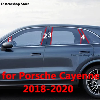 Za Porsche Cayenne 2020 2019 2018 Avto Sredini Okna B C Center Steber Nalepke PC Osrednji Okvir Trakovi Zaščitna Oprema