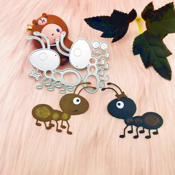Živali Mravlje Dekoracijo kovinskih rezanje navojnih DIY album photo album papir, kartice, dekorativni obrti reliefi die rezanje