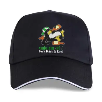 nova kapa klobuk Moških Baseball Skp Linux Pingvin Sudo Rm Rf Ne pijem In Koren Razvijalec Letnik Programer Programskih Kodiranje Ne